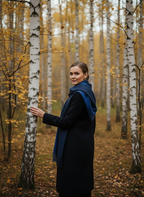 Kašmyro šalikas (mėlynas)