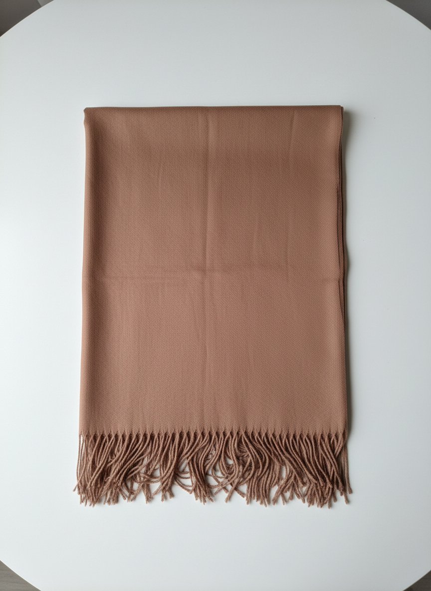 100% vilnos šalikas (smėlinė spalva)