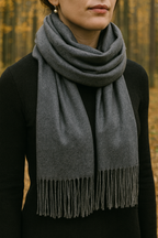 100% vilnos šalikas  (pilkas)