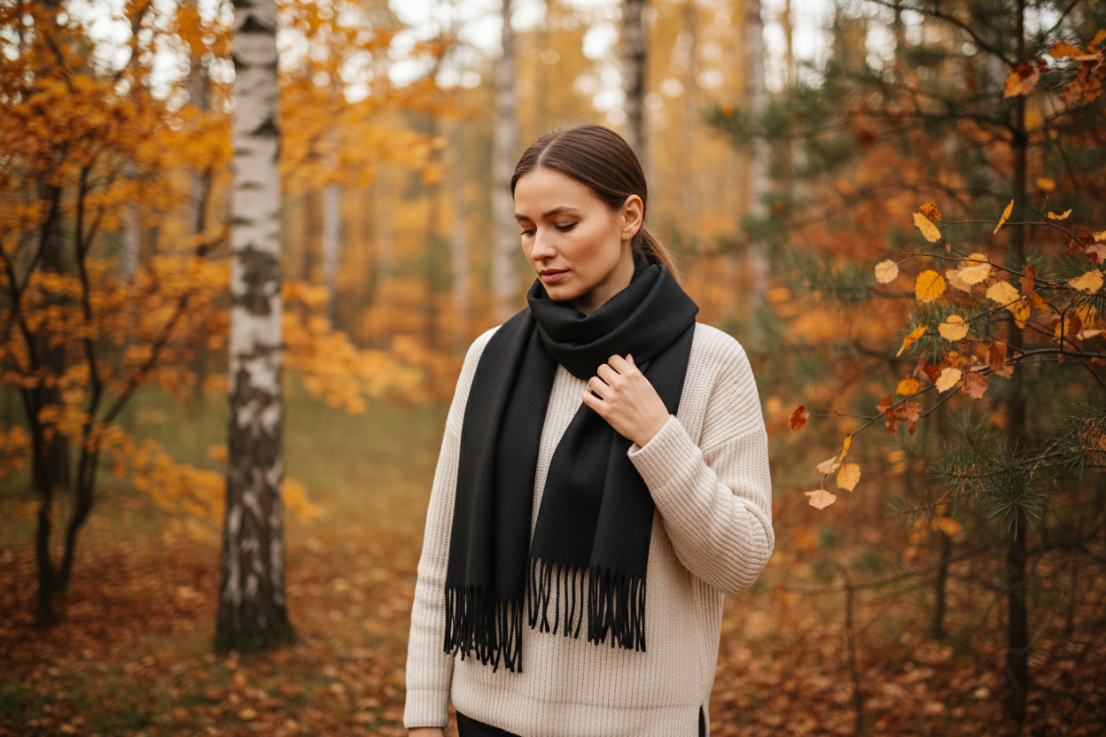 100% vilnos šalikas